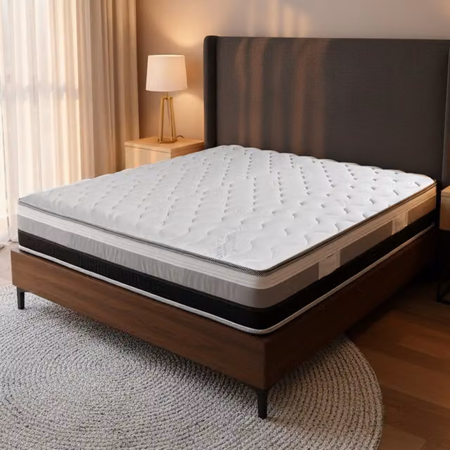 Materasso matrimoniale sfoderabile a molle Poli 160x200x25H