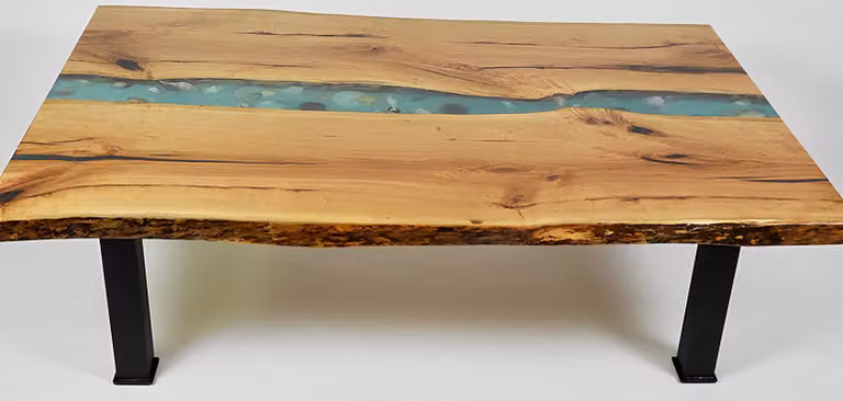 Beistelltisch Couchtisch Epoxy Möbel Designer Tisch Epoxidharz Tische 120x70cm