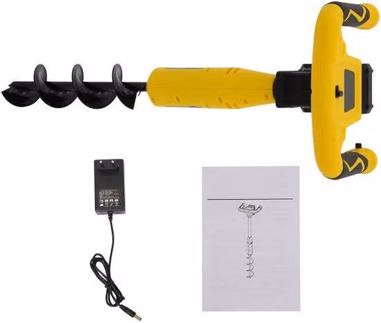 Trapano elettrico base con motore da 350W - Punte da trapano in manganese resistenti - 30x8 cm - 3,5 kg