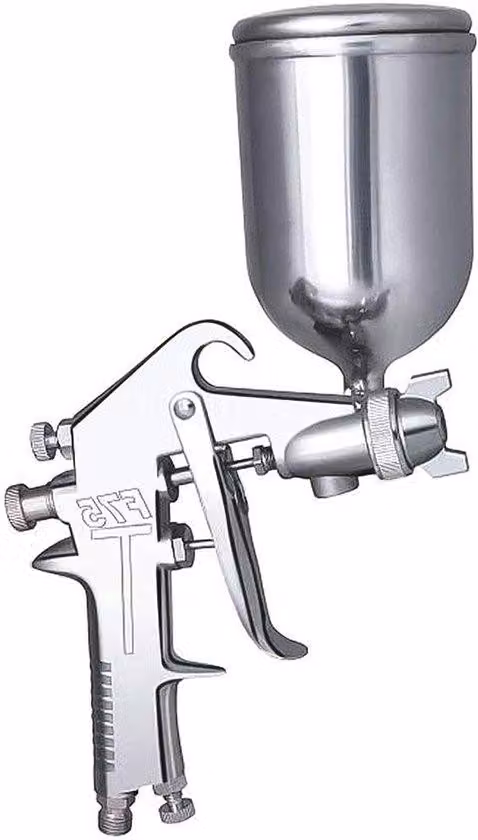 Pistola a spruzzo HVLP con capacità di 400 ml e ugello da 1,5 mm - F-75G con capacità di 400 cc