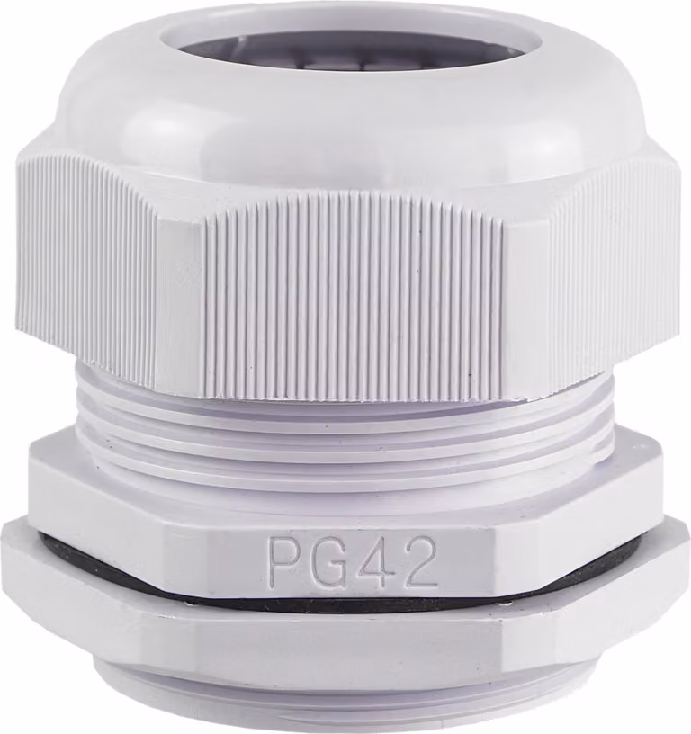 PG 42 pressacavo con controdado 30-33 mm IP68 grigio