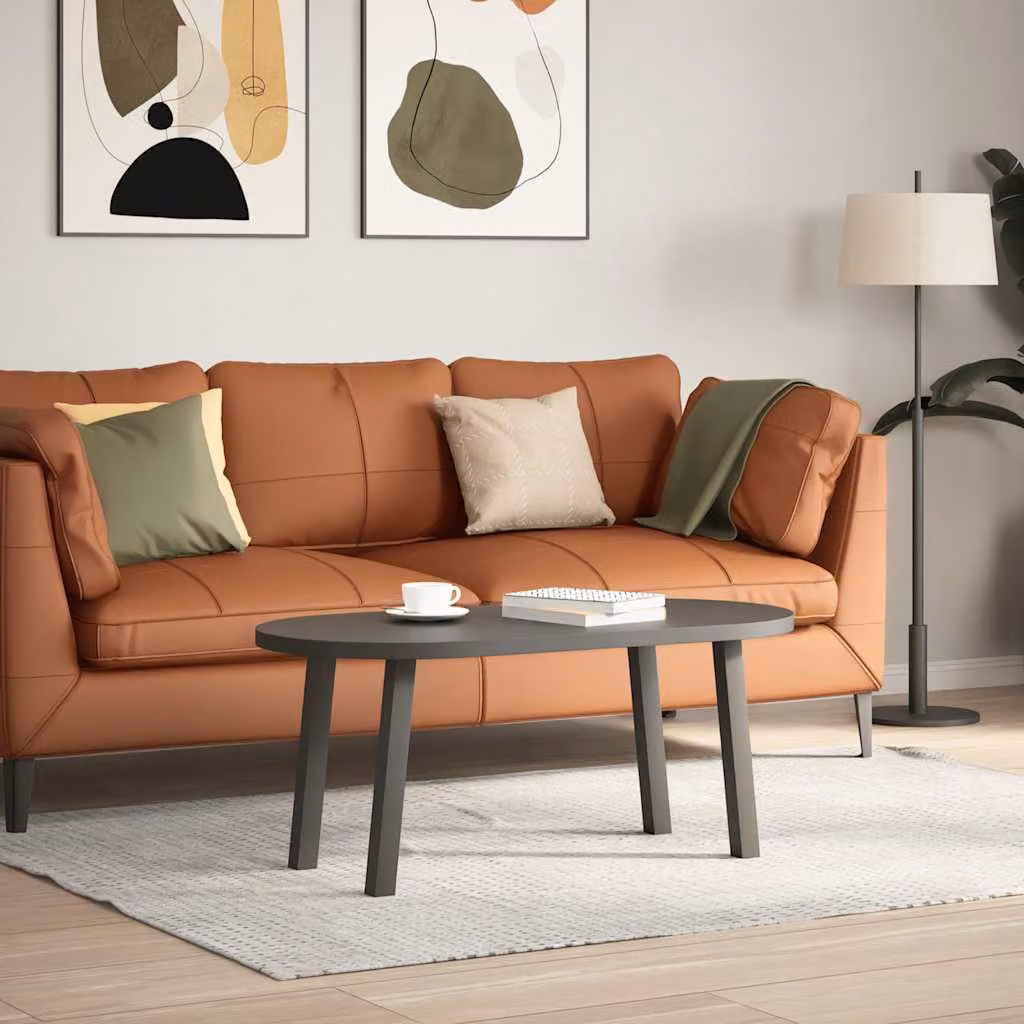 vidaXL Gambe per tavolino 4 pz Antracite 42 cm Acciaio
