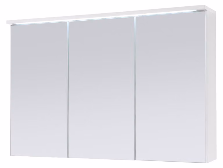 AILEENSTORE mobile specchio per bagno con illuminazione DUO 100 cm LED BIANCO