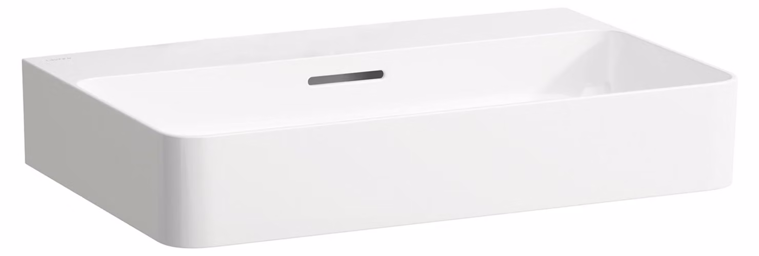 LAUFEN VAL lavabo, encastré, sans trou pour robinet, avec trop-plein, 650x420mm, H8102840001091, H8102840001091
