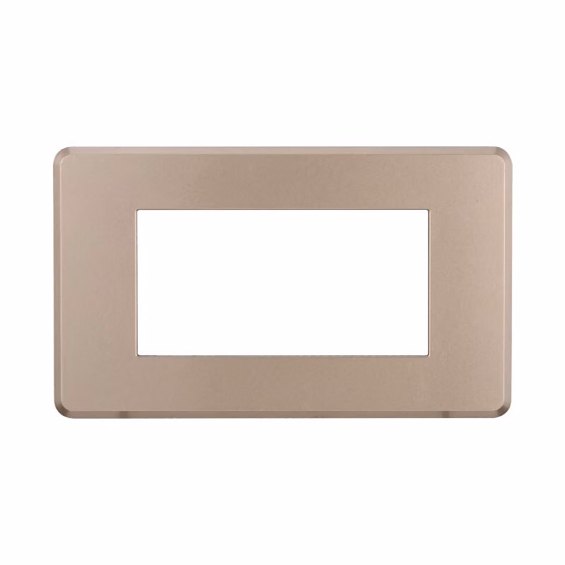 ETTROIT AN87410 Placca Slim Sottile 4P colore Bronzo compatibile Bticino Axolute Air