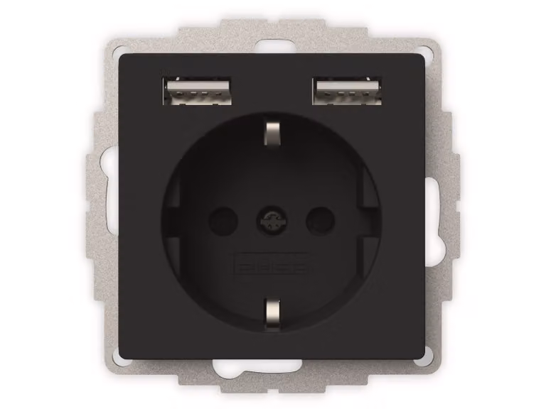 2USB inChargePRO Presa USB AA 12 W 2,4 A antracite