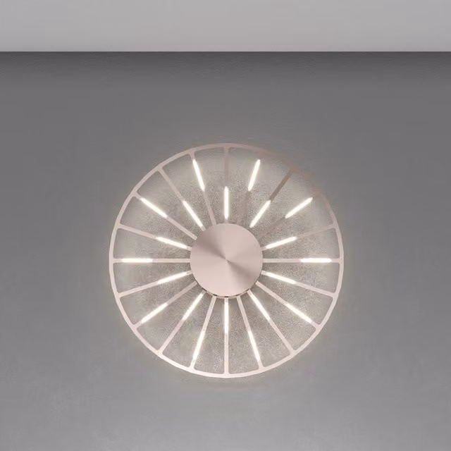 Plafoniera-Appl. Around You Metallo Rosato Satinato Led 61W 3000K