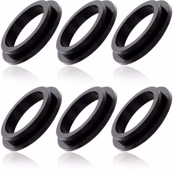 Set di 6 anelli di ricambio - Componenti di sostituzione - Anelli in gomma - Compatibile con pompa a sabbia Intex - Dimensioni 5,6x1x3,8 cm - Colore: nero - Anello per filtro