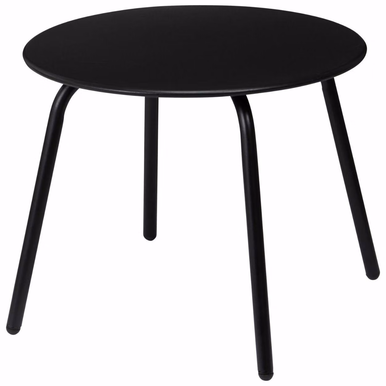 HOWHOMELY | Tavolino - Tavolino da caffè - nero - 50 x 40 cm - in metallo - Tavolino da salotto - Decorativo
