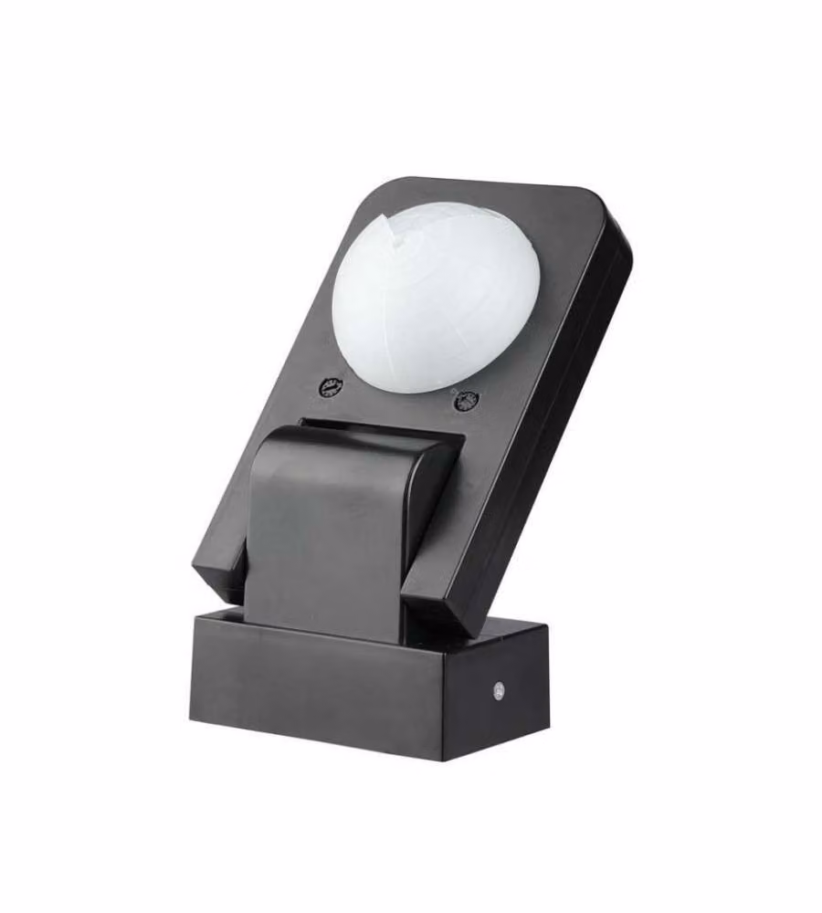 Sensore di Movimento a Infrarossi Rilevamento a 360° Colore Nero 1000W