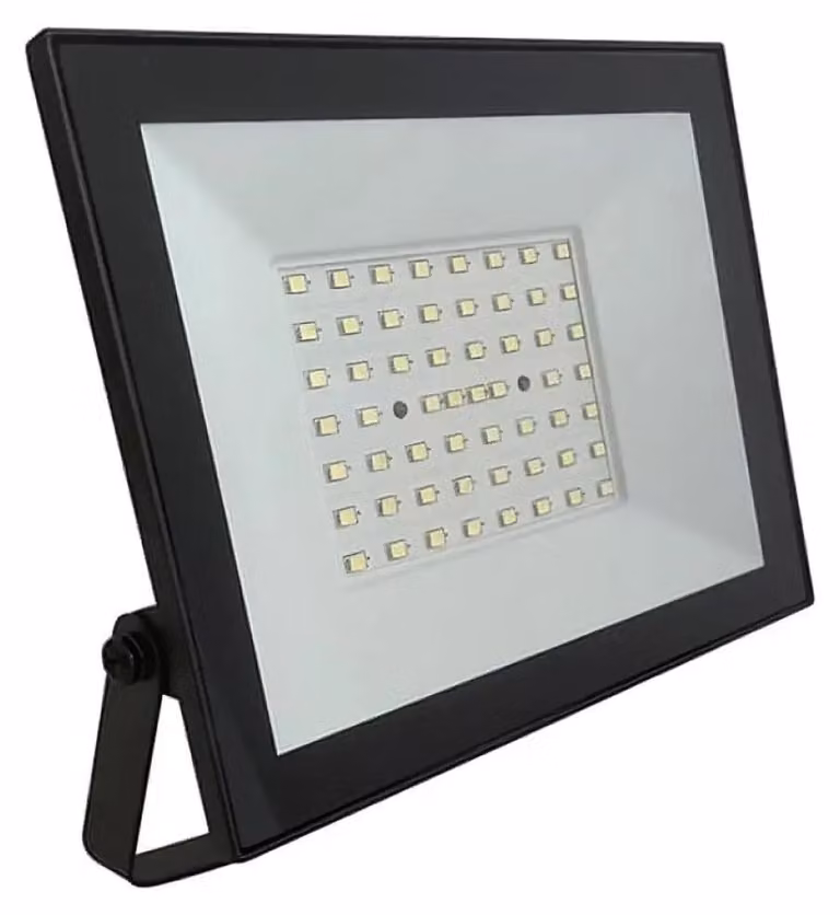V-TAC Faro LED SMD 50W Slim E-Series Nero 6500K IP65 – con driver integrato  (SKU 23990)