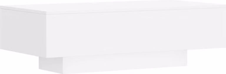Tavolino da Salotto Bianco 100x49,5x31 cm in Legno Multistrato