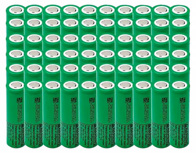 Batteria agli ioni di litio, capacità 3500mAh, compatibile con utensili elettrici, confezione da 60 pezzi, 3,7 V