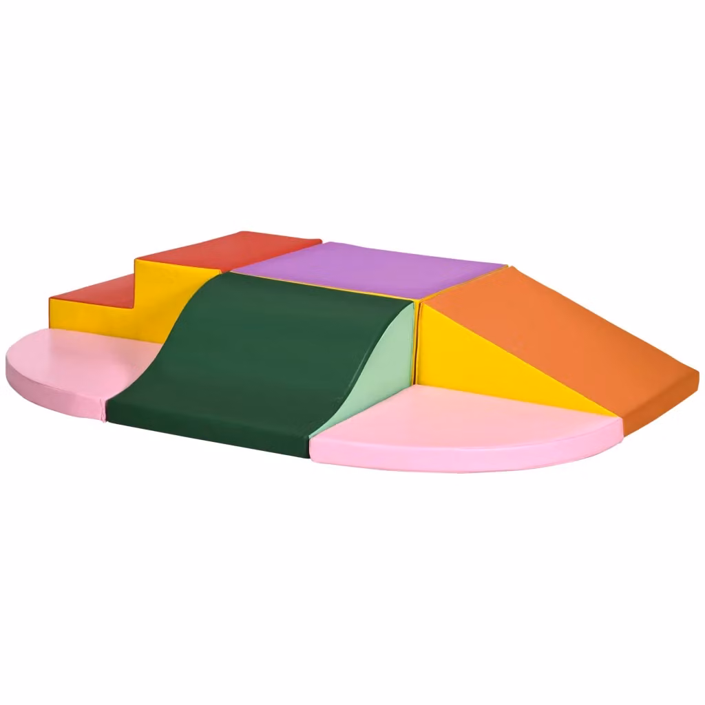 Set di 6 blocchi da costruzione morbidi in schiuma XXL multicolore Zephmum per bambini – 2