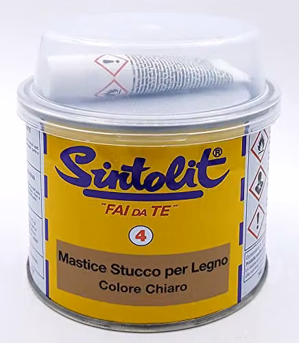 Sintolit Stucco per legno bicomponente chiaro 375 ml