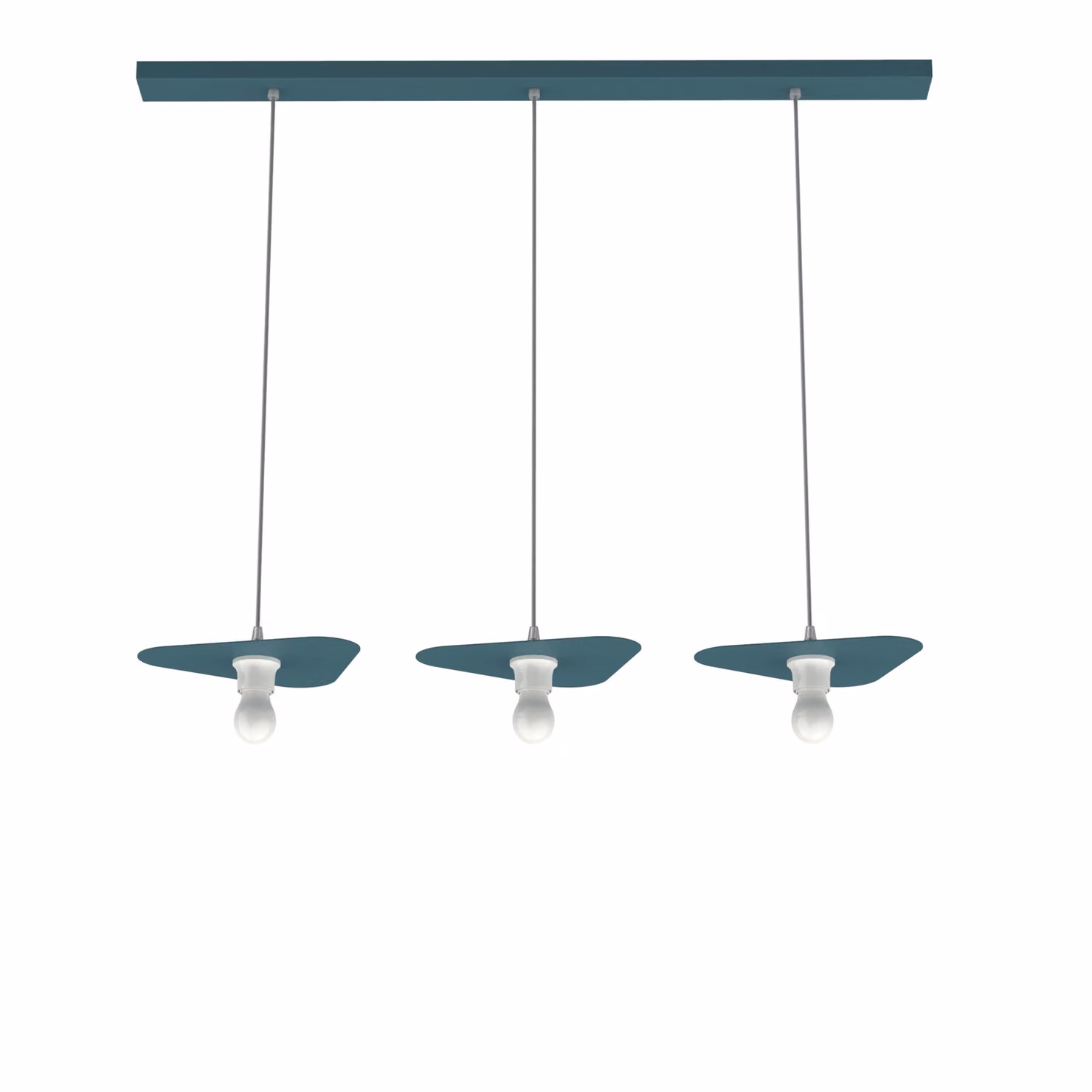 Lampada A Sospensione Cloud Lineare A 3 Luci, Monocolore Opaca