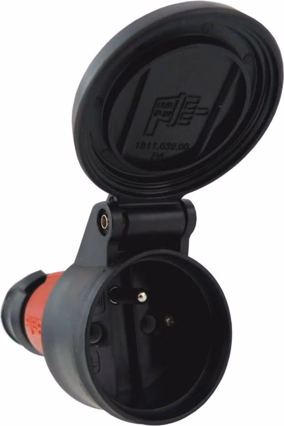 Accoppiamento 2P+PE 16A 230V IP54 rosso BALS 3736