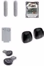 Kit per cancelli a battente Key Automation KRAY2224KS 24 VDC Grigio fino a 3mt