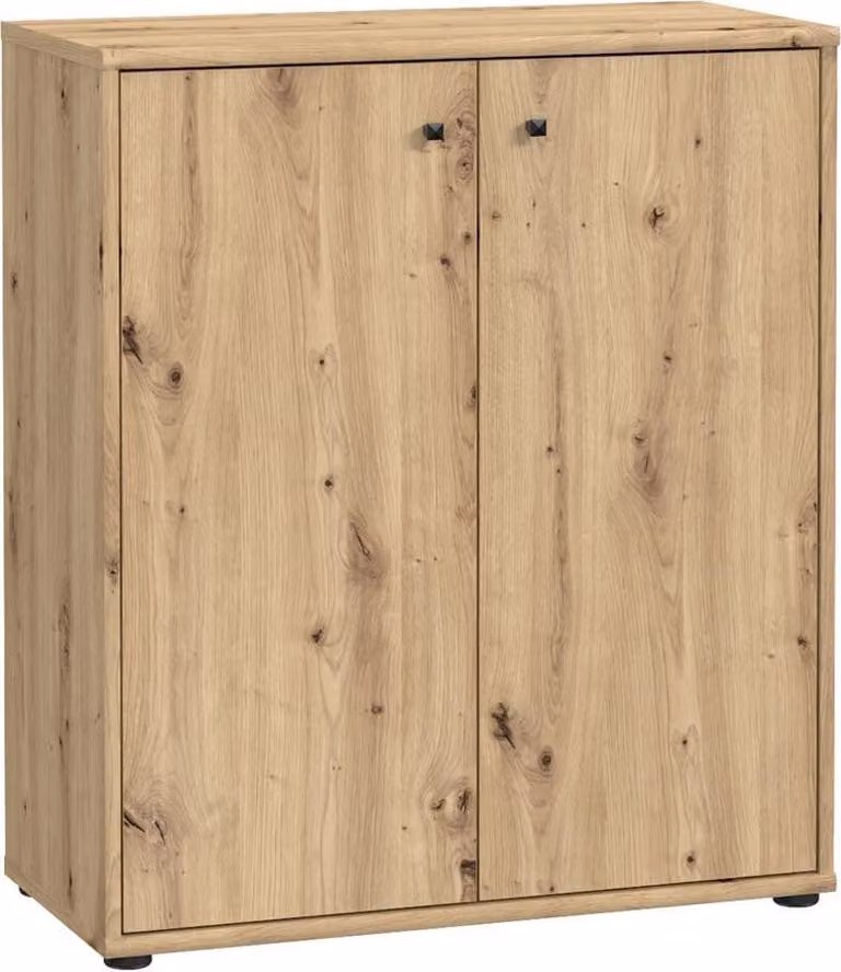 Comò >Tembi< in rovere Artisan - 73,7x85,5x34,8 cm (LxAxP)
