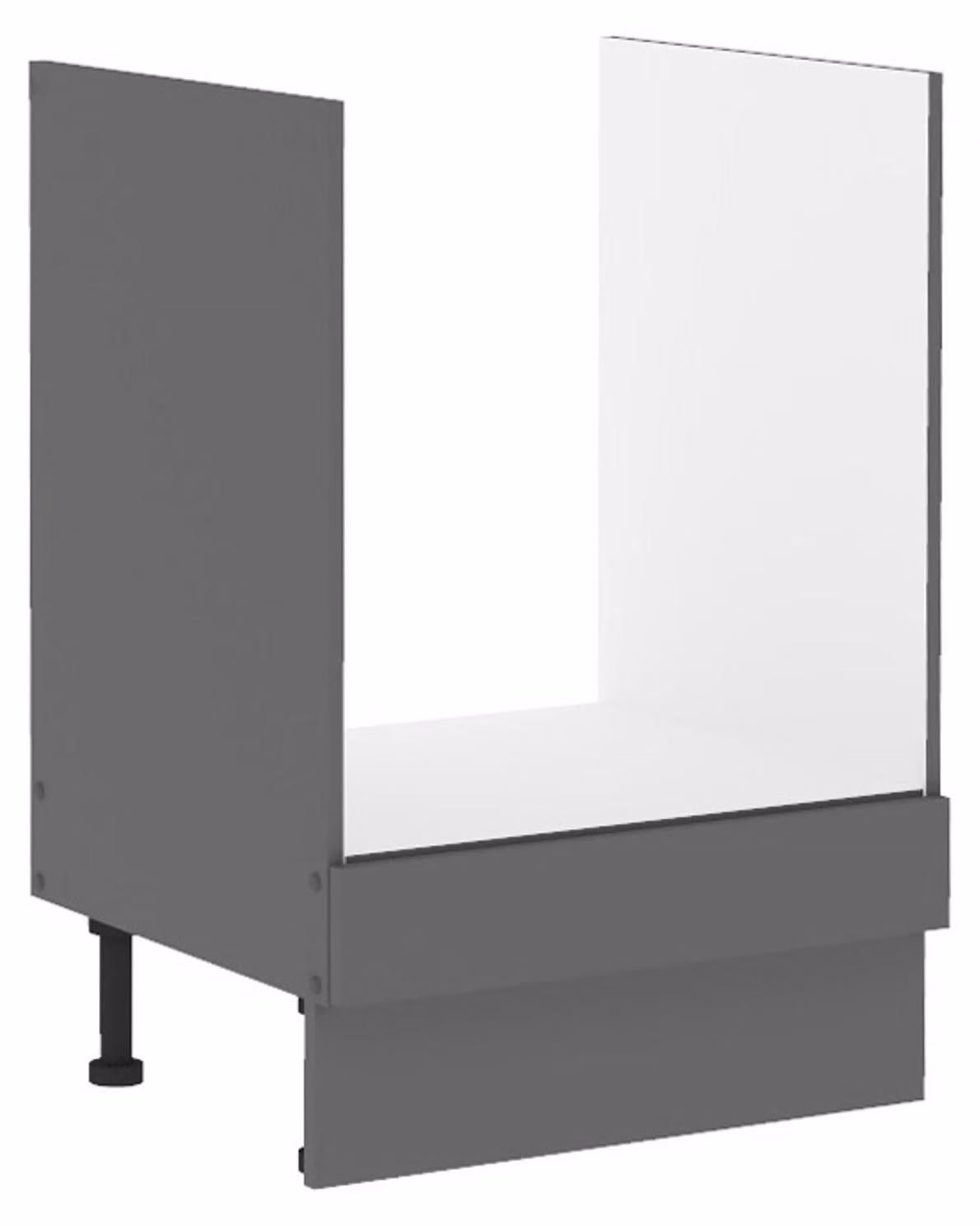 Cucina NESSA Mobile base 60 cm antracite Cucina componibile Cucina a isola Cucina componibile