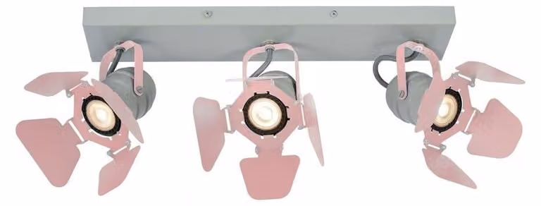 Lucide PICTO plafoniera camera dei bambini 3x lampadina GU10 blu faretto da soffitto