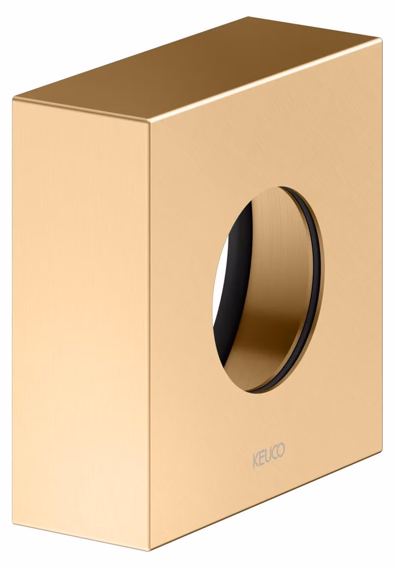 Rosace de rallonge KEUCO pour robinetterie thermostatique encastrée, forme de rosace carrée, 59553030282, 59553030282