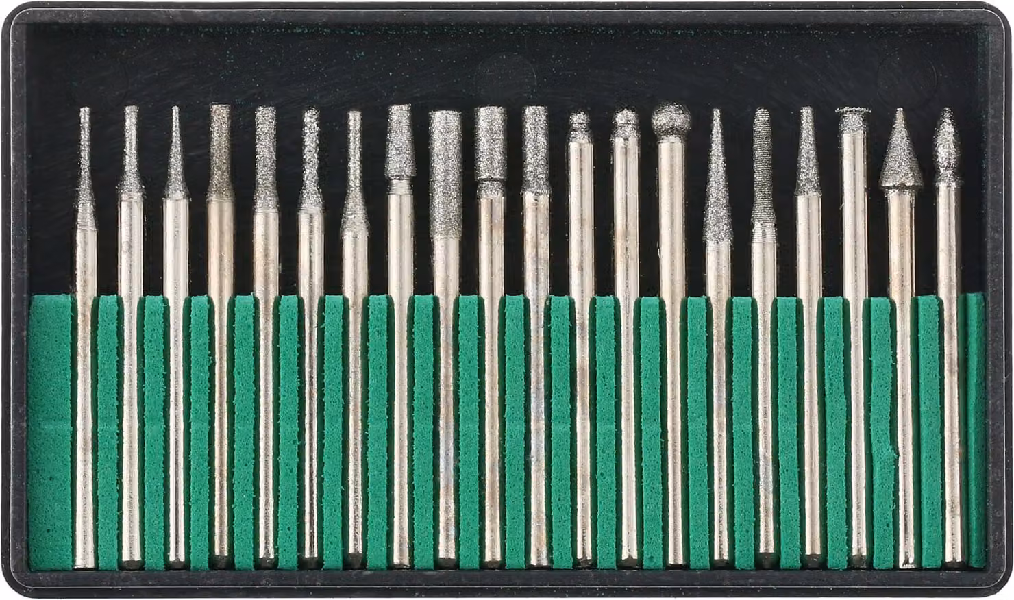 Strumento di macinazione e fresatura diamantata, 20 pezzi