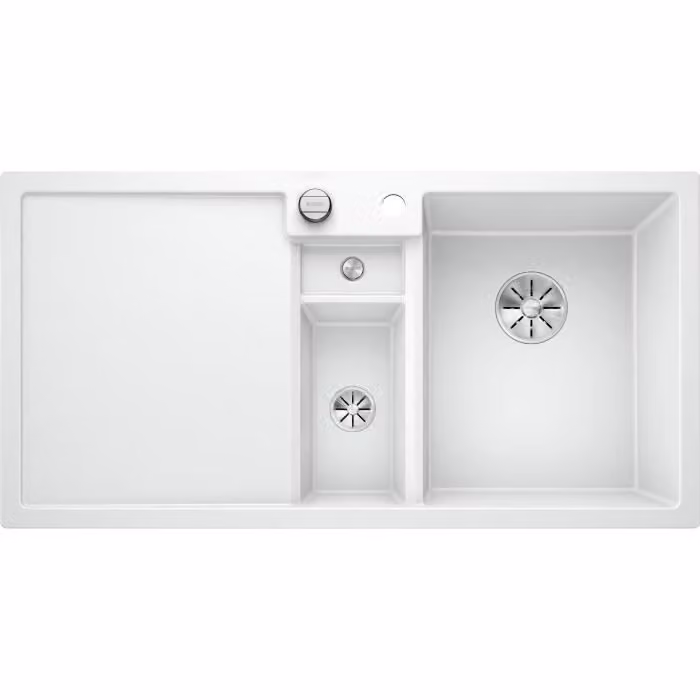 Blanco COLLECTIS 6 S lavello 1000 x 510 mm bianco 523348 Vasca a destra Con scolapiatti Con vasca per gli avanzi