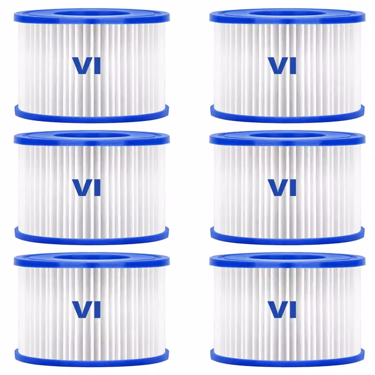 Cartucce filtranti VI per piscine (confezione da 6 pezzi)