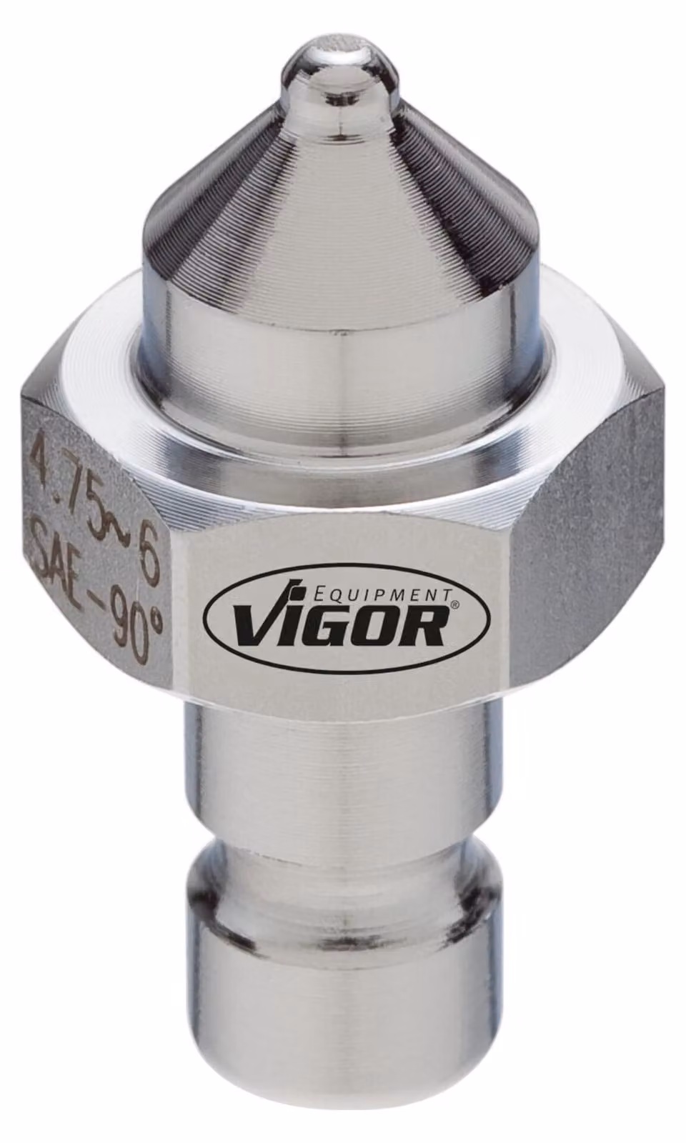 Raccordo a T VIGOR a 90° DIN / SAE V2558 4,75 - 6 mm