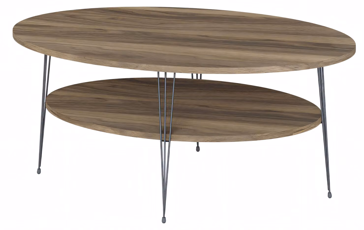 Eleganter brauner Couchtisch aus Holz mit stilvollem Design