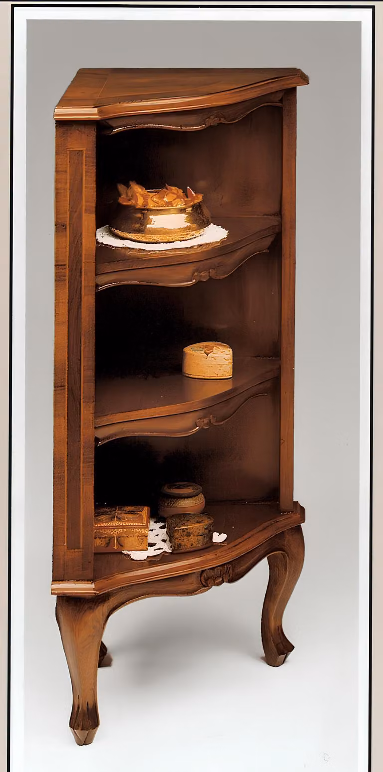 Eckschrank Regal Ecke Bücherregal Wand Ecke Regal Holz Schränke Design Barock