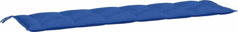 Cuscino per Panca Giardino Blu Reale 200x50x7 cm Tessuto Oxford