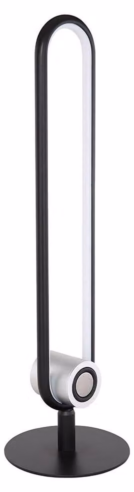 Lampada da tavolo a LED, carillon, nero, opale, moderna, H 50cm