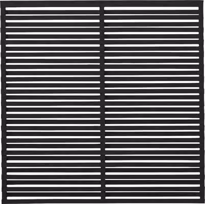 Elemento principale per recinzione PLUS Osaka 180 x 180 cm RAL 9005 nero