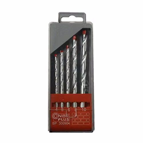 Set punte per muro da 4 a 10 mm 5pz