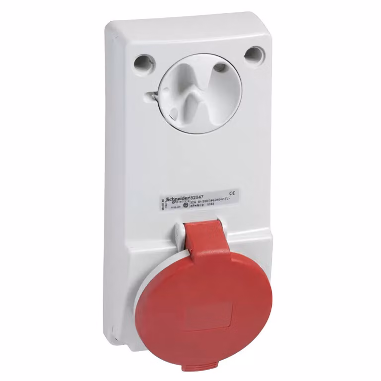 Schneider Electric 82036, 3P+N+E, Grigio, Rosso, Plastica, IP44, REACh, RoHS, 380 - 415 V