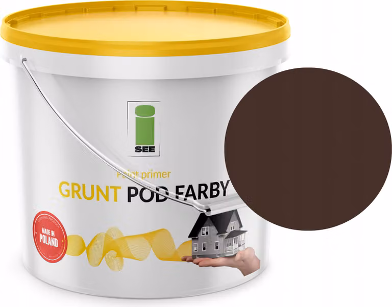 Primer siliconico per facciate marrone cioccolato - marrone 10 l