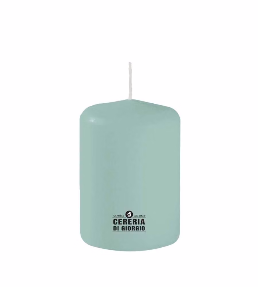 CERERIA DI GIORGIO Candela Grigio Verde 7x10 cm Inodore Minimalista