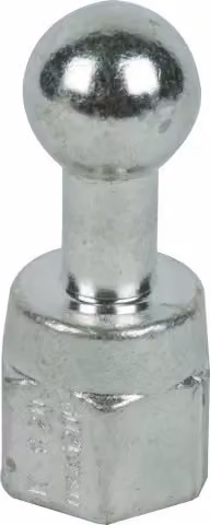 Perno sferico Dehn D 25 mm diritto con filettatura interna M16 755600