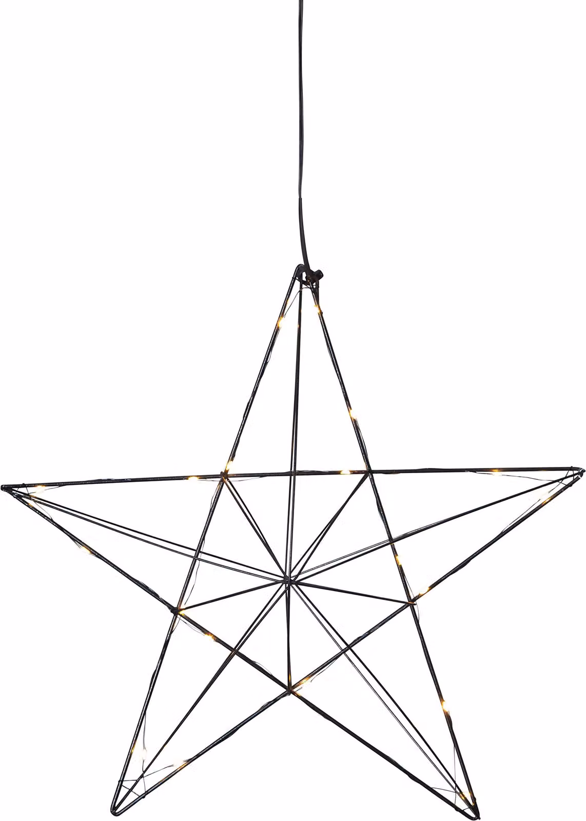 Luci posteriori a LED, 20 LED, colore nero, design moderno, dimensioni 38x36 cm