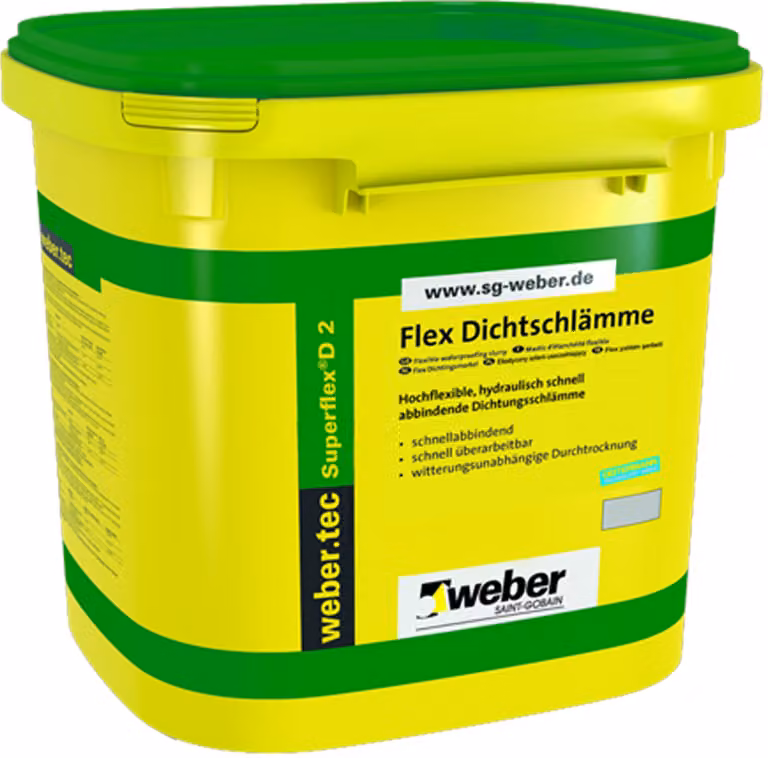 weber.tec Superflex D2 Flex Dichtungsschlämme 2k 24kg