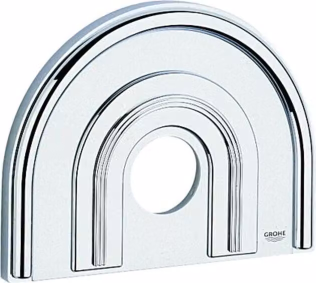 Grohe Chiara rosone 181 x 235 mm per miscelatore termostatico per doccia cromo/cromo opaco - 47459IP0