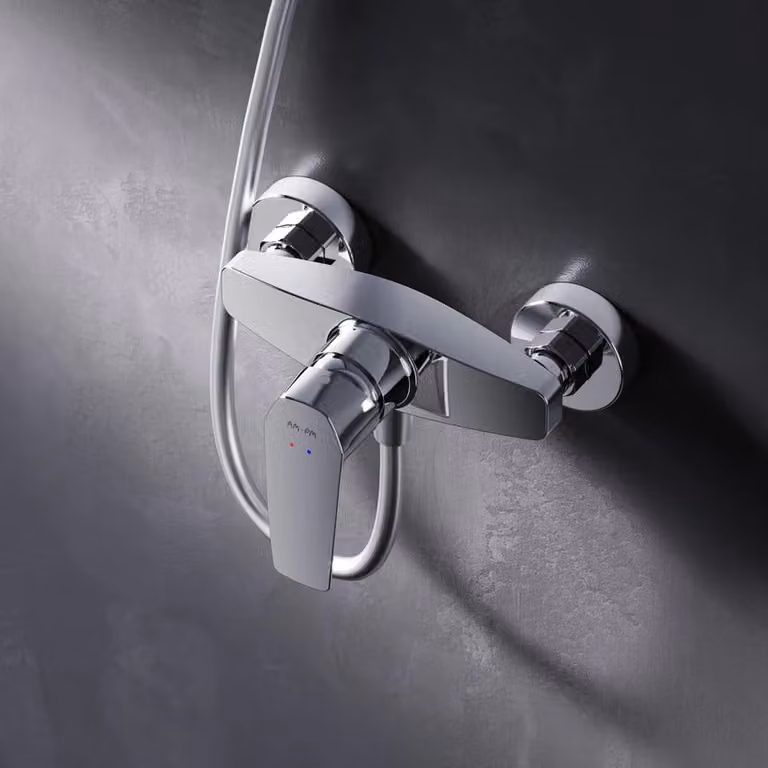 AM.PM Miscelatore per doccia Miscelatore monocomando per doccia Miscelatore cromato Miscelatore per doccia Miscelatore per bagno Rubinetto Miscelatore per bagno Doccia
