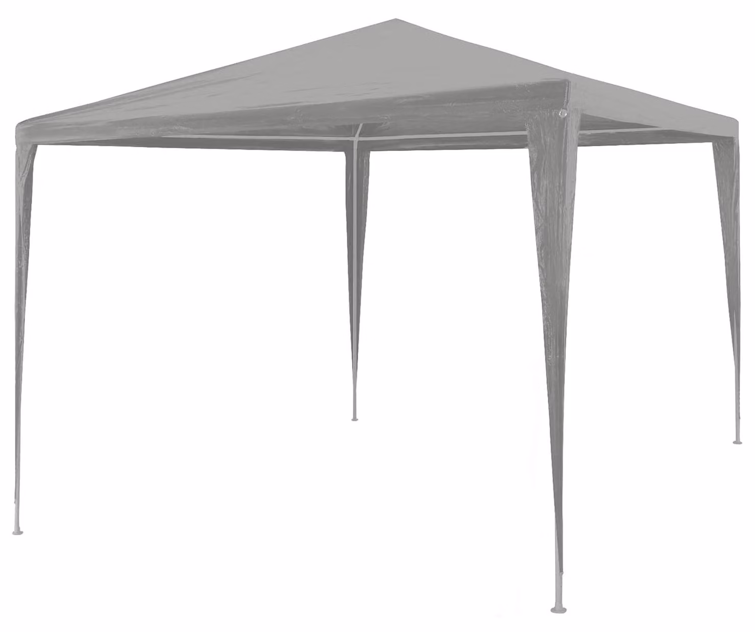 Tenda Party Grigio chiaro 300 x 300 x 255 cm PE e Acciaio