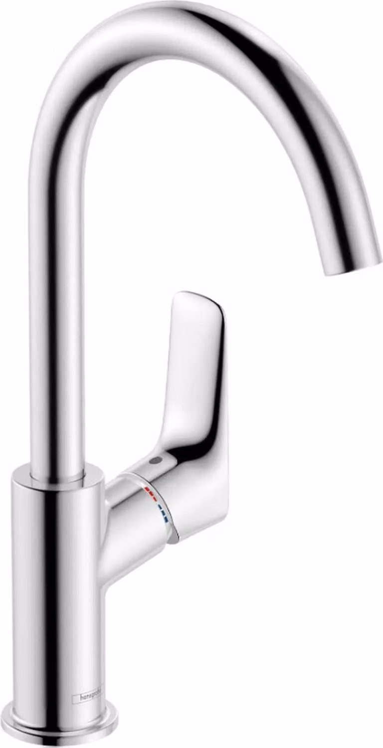 Miscelatore lavabo hansgrohe Logis EH 210 con bocca girevole senza trousse di scarico, cromato, 1 pz.