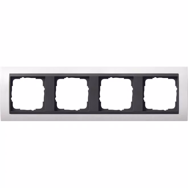 Gira 0214808 Cornice di copertura quadrupla per Gira Event bianco puro antracite