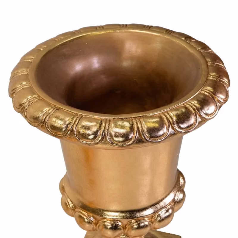 Portavaso Vacchetti in resina oro, forma rotonda, L/P/H: 37 x 37 x 39 cm – 2