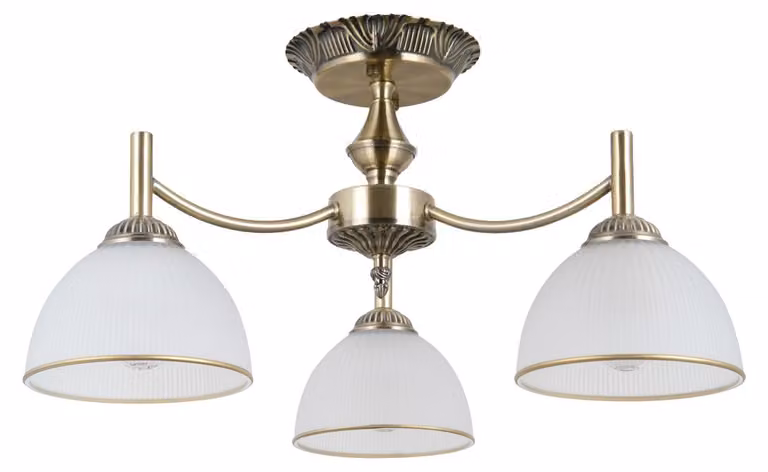 Italux Fener 3 Lampada a sospensione Ottone Antico E27