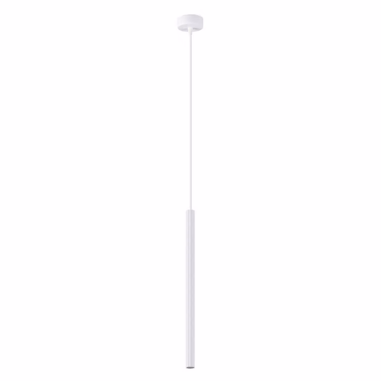 Lampada a sospensione ARCHE 1 bianco 1xG9 8W acciaio 120x8x8cm Sollux Lighting